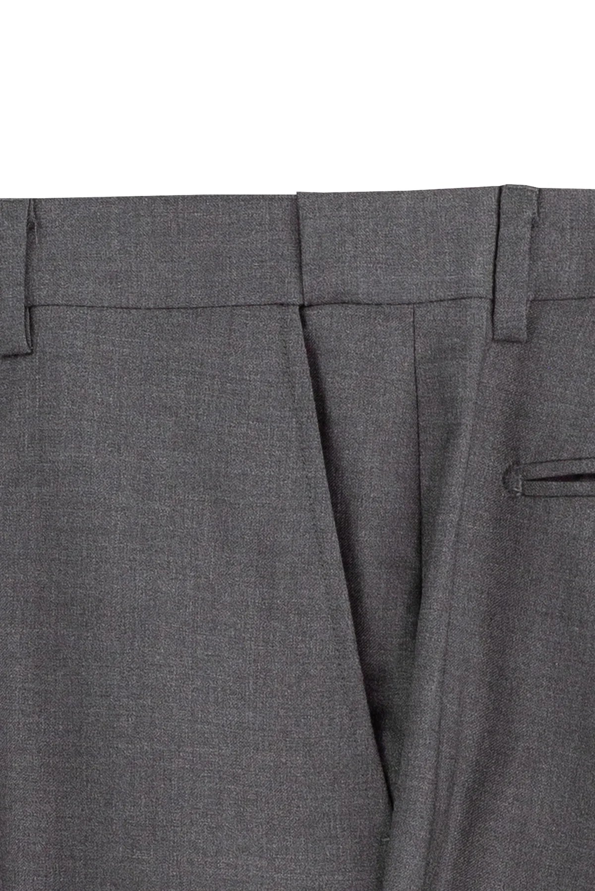 Men's Charcoal Adjustable Waist Two Piece Suit