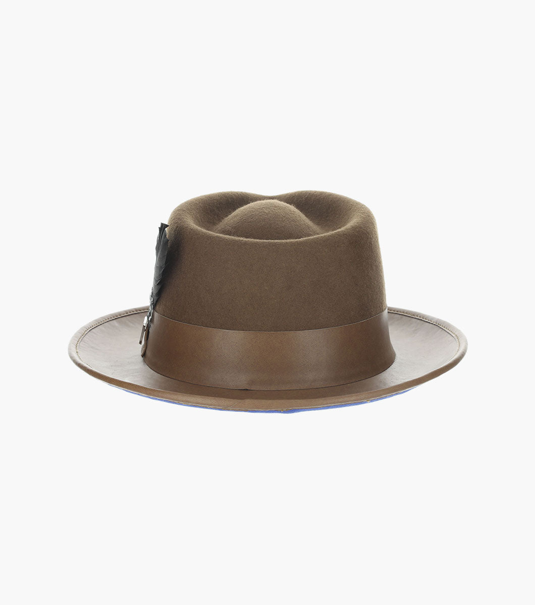PROVO FEDORA Wool Felt Pinch Front Hat