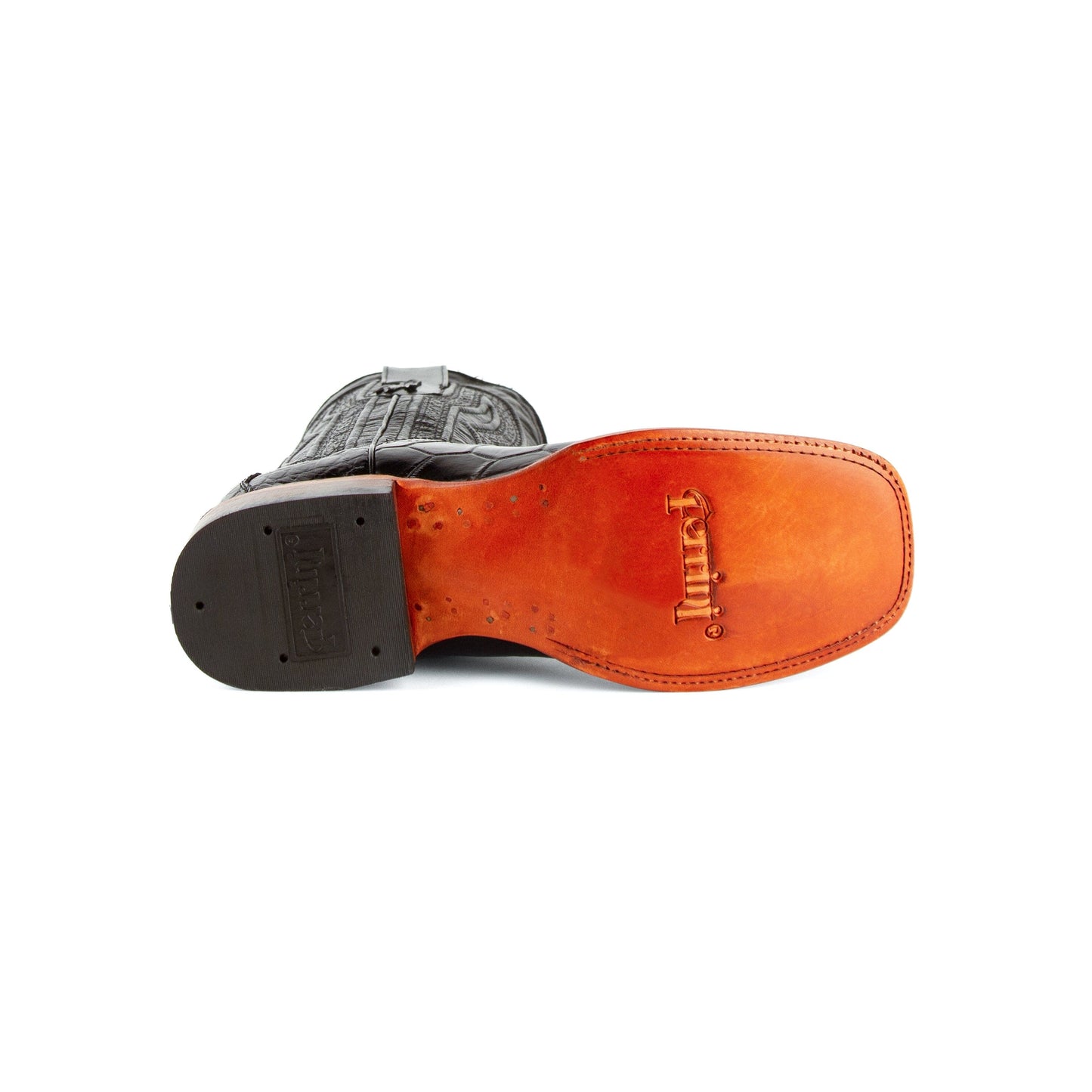Men's Genuine Exotic Animal Skin Ferrini Hornback Crocodile Card Holder by Ferrini USA - Image 6