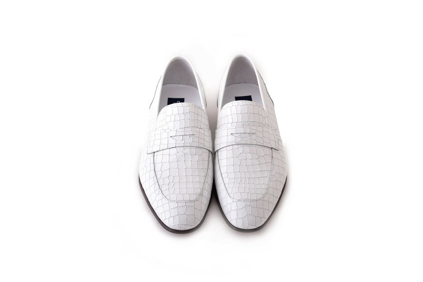 C01706-3470C Croco Leather White - Image 4