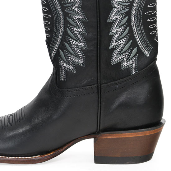 Botas de Cuero Vergel Horma Dubai para Dama Color Negro - Image 4