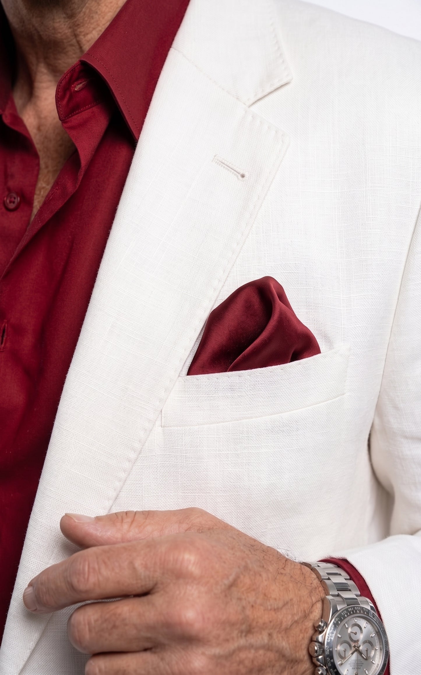 Tony Montana’s White Blazer Red Shirt Black Pants – Men’s White Blazer Outfit with Red Shirt and Black Trousers for Party, Wedding and Vintage Style Wear