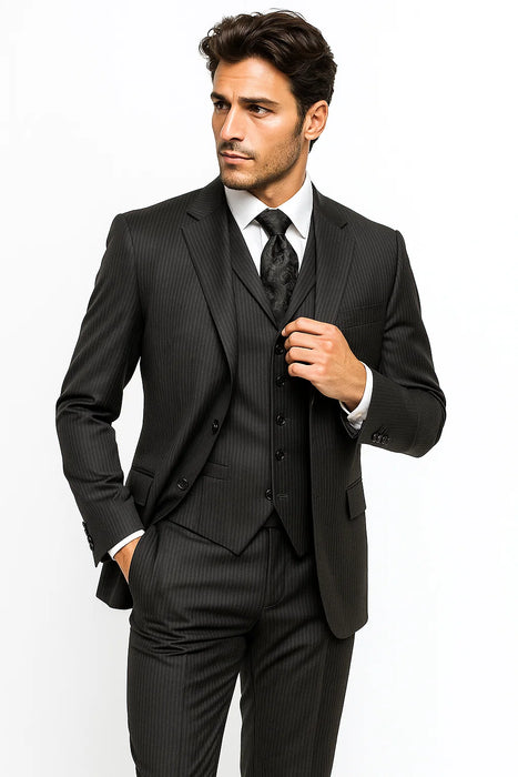 3 Piece Black Suit