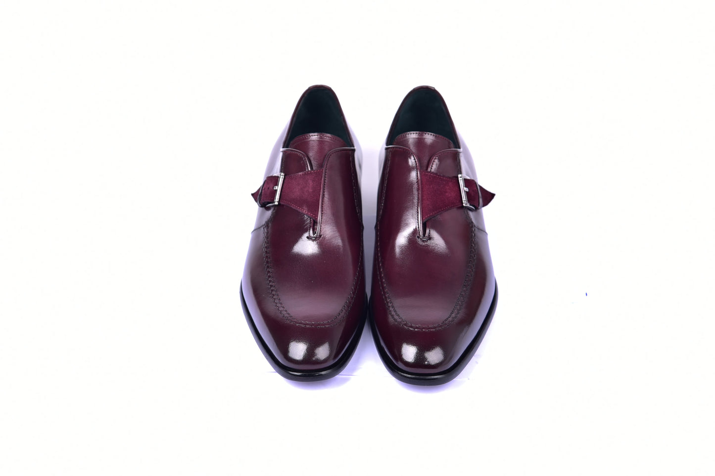 C053-6471 Monk strap-Burgundy - Image 4