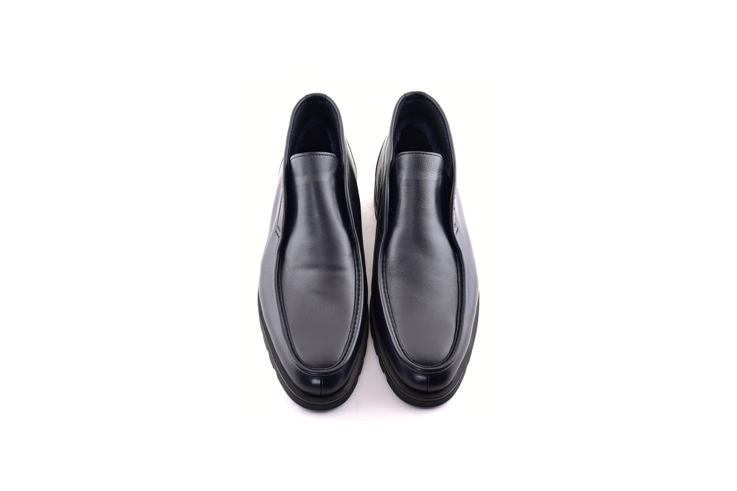 C187-7520 Shearling Lined Chukka Boot-Navy - Image 4