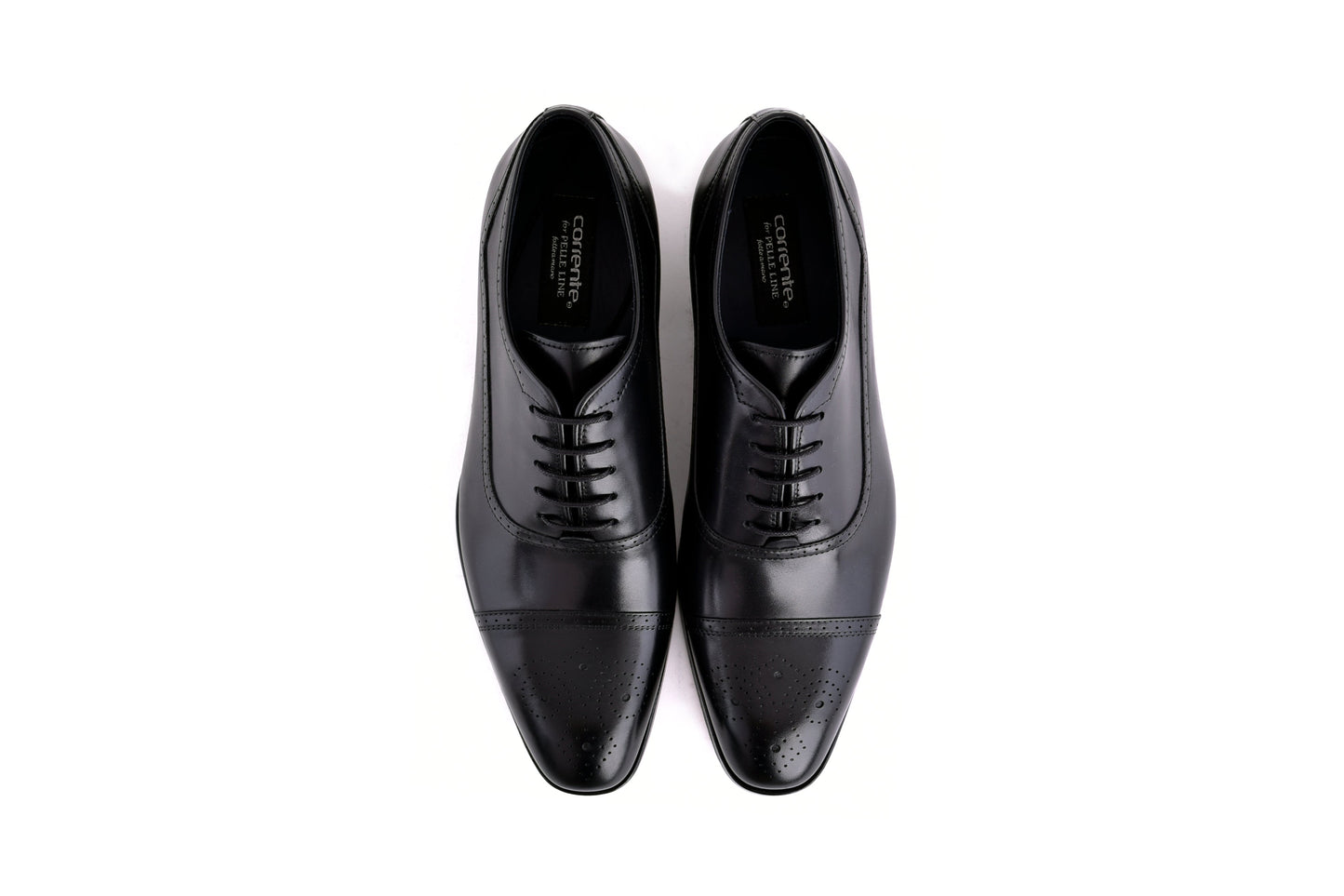 C0001104-7960 Perforated Cap toe lace up- Black - Image 5