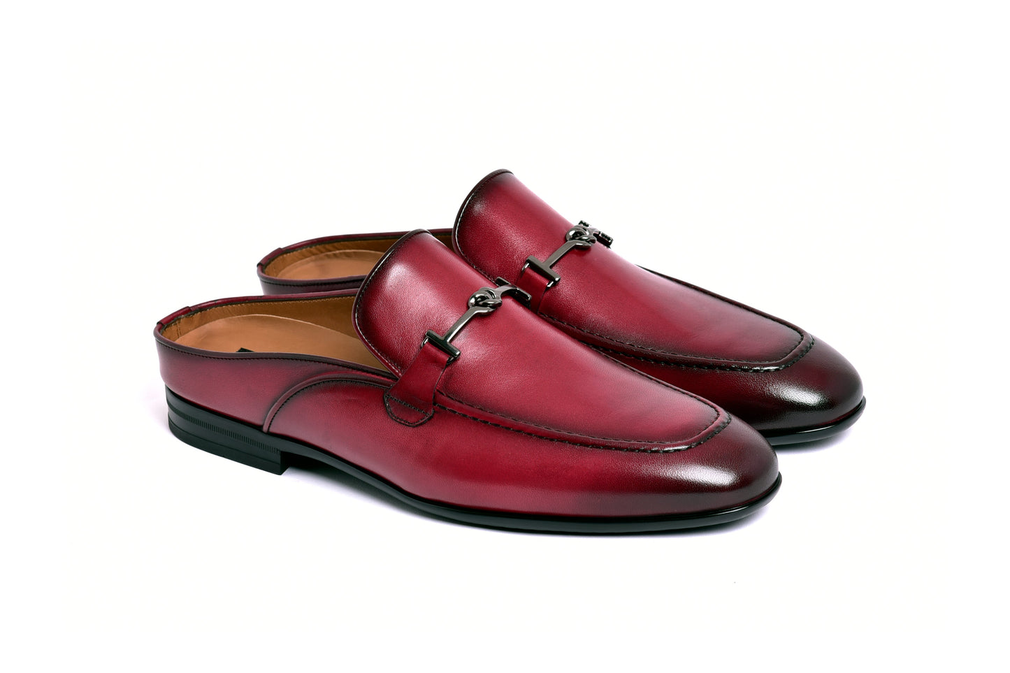 C165-8248 Burgundy Mule (Slip-On) - Image 5