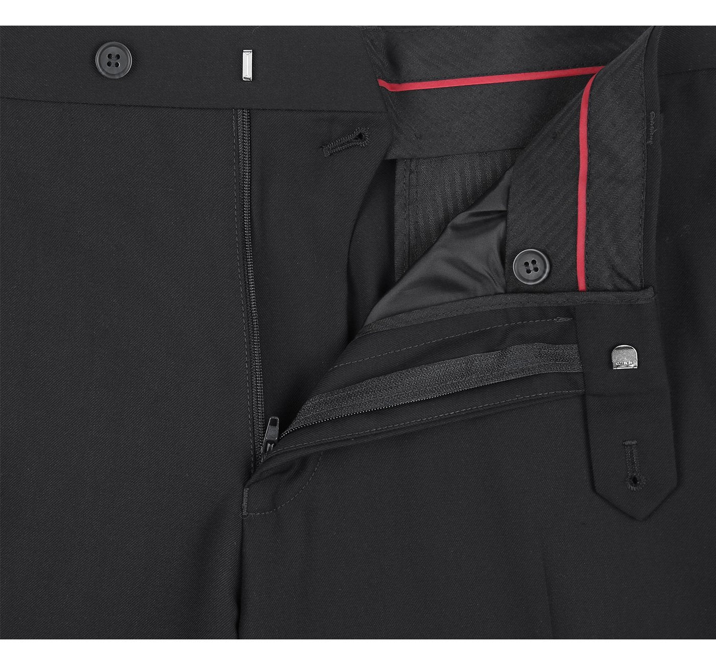 Renoi Designer Suit 2110-1 Men's Slim Fit Solid Stretch 2-Piece Suit