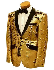 Alberto Nardoni Men's Two Buttons Gold fashionable Suit