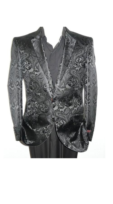 Alberto Nardoni Brand Men's Blazer Black