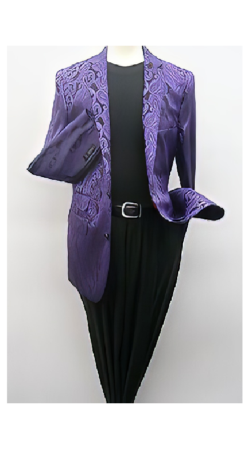 Alberto Nardoni Brand Men's Purple Blazer