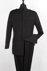 Apollo King Men's 2 Pieces Nehru Style Suit - Mandarin Collar