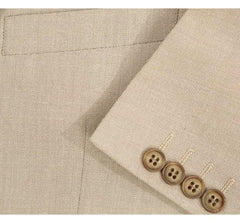 Tan Suits For Wedding - Tan Groomsmen Suits - Tan Notch lapel Tuxedo
