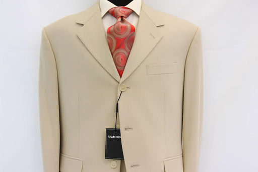 Groomsmen Suits Very Light Tan ~ Beige Summer Suit Light Weight Available In 2 Or 3 Buttons Style Regular Classic Cut Cheap Priced Business Suits Clearance Sale