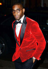 Big And Tall Blazers Velvet Red Cheap Blazer Sport Coat