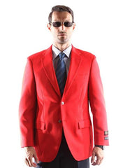 Big and Tall & Extra Long Sizes Men's Blazer With Brass Buttons