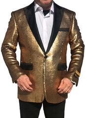 Big and Tall Mens Tuxedos - Gold Tuxedo