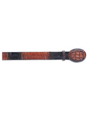 Los Altos Black Cognac All-Over Genuine Crocodile ~ World Best Alligator ~ Gator Skin Cinturon De Cocodrilo