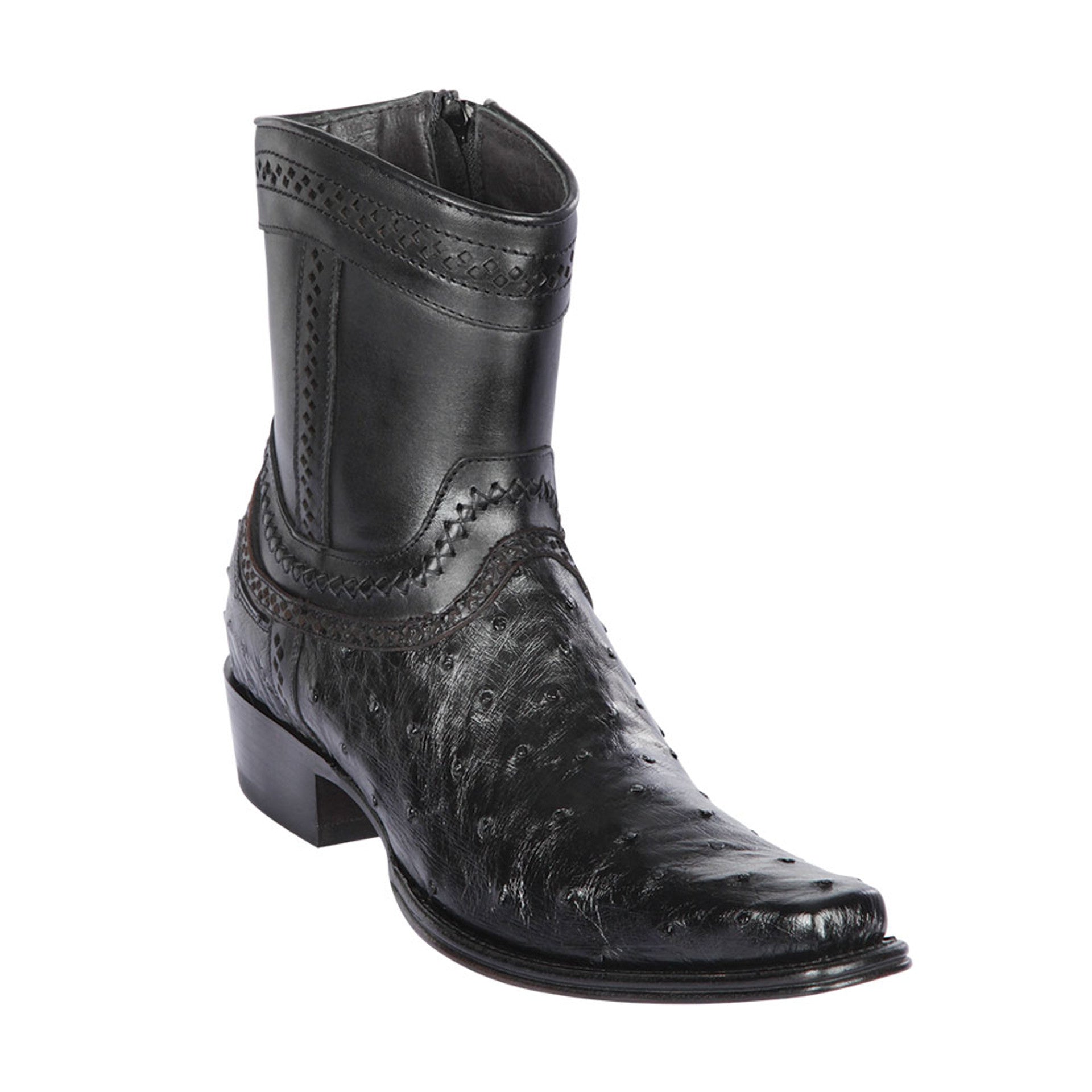 Los Altos Ostrich Faded Oryx European Square Toe Men’s Boot main image 1