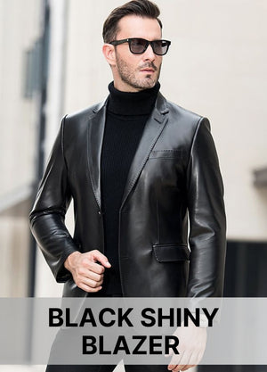 Black Shiny Blazer