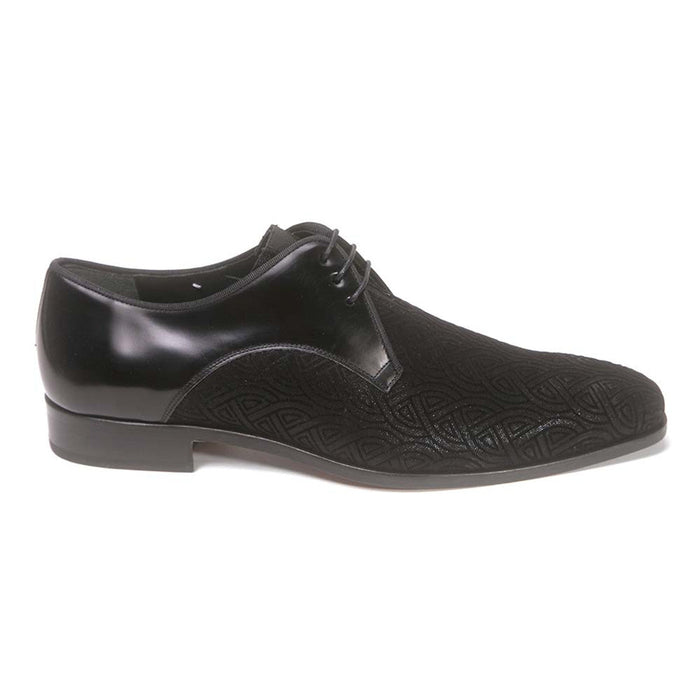 Men Black Tuxedo loafer Center Gore Lace Slip On By Mezlan Made In Spain Brand