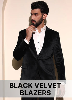 Black Velvet Blazers