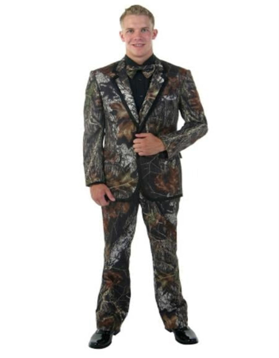 Camo Tuxedo - Black Camouflage Tuxedo - Camo Wedding Suit