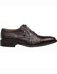 Ferrini Men's World Best Alligator Gator Skin Shoe Mens Ostrich Skin Shoes