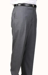 Medium Charcoal Bond Flat Front Trouser