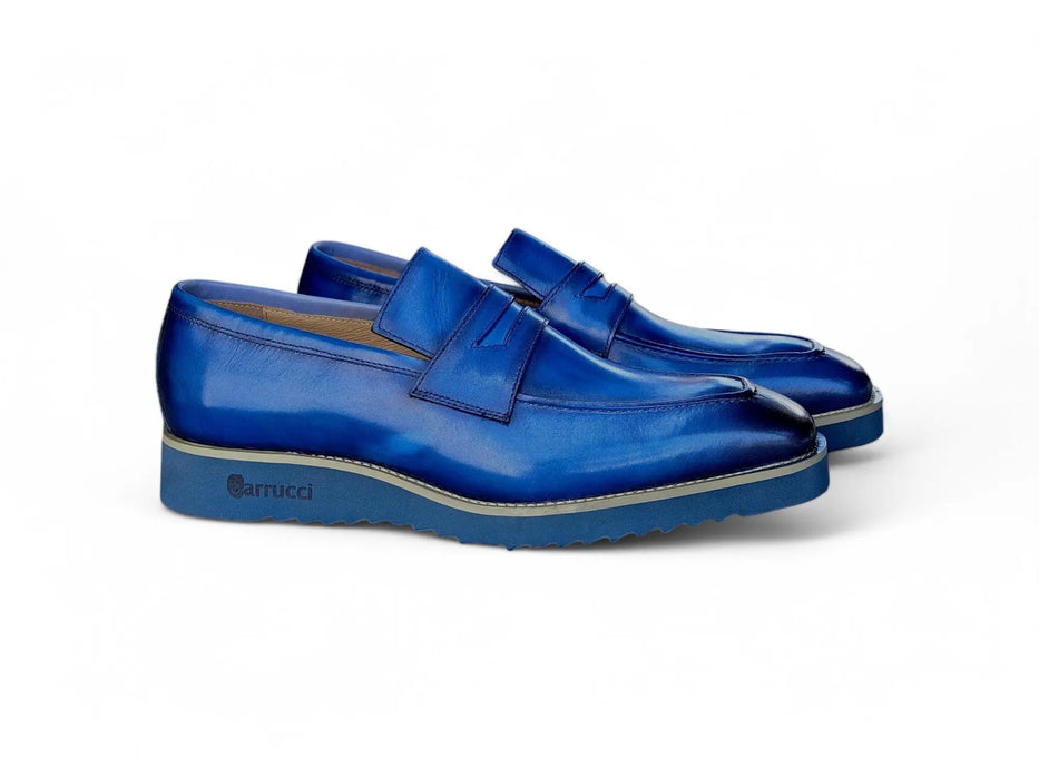Chic Patina Burnished Penny Loafer Carrucci
