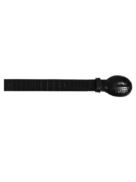 Cinto Vaquero Negro Black All-Over Genuine World Best Alligator ~ Gator Skin Belly -  Cinturon De Cocodrilo