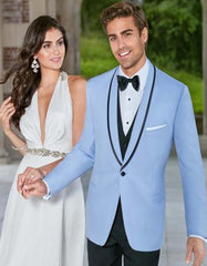 Dusty Blue Tuxedo + Vest and Pants