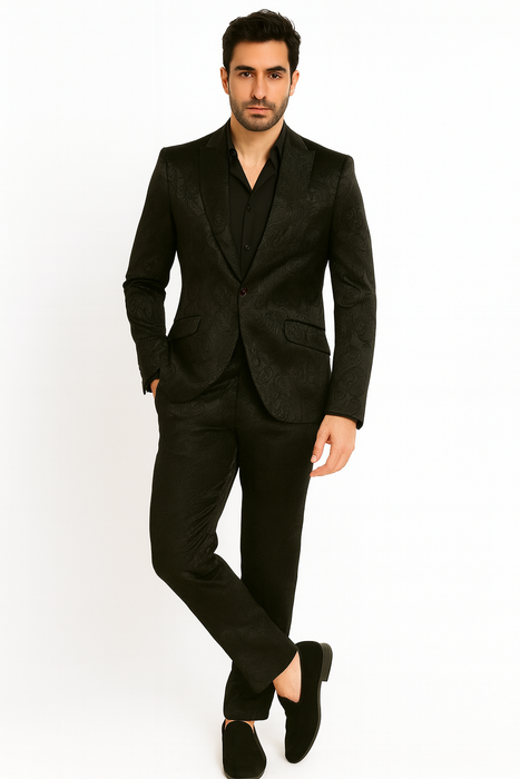 Alberto Nardoni Brand Men's Blazer Black
