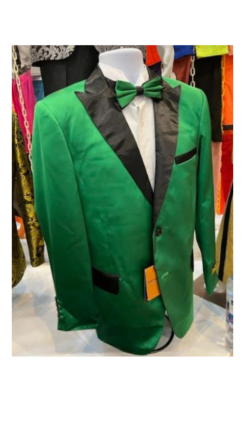 Emerald Green Tuxedo - Lime Green Tuxedo Dinner Jacket