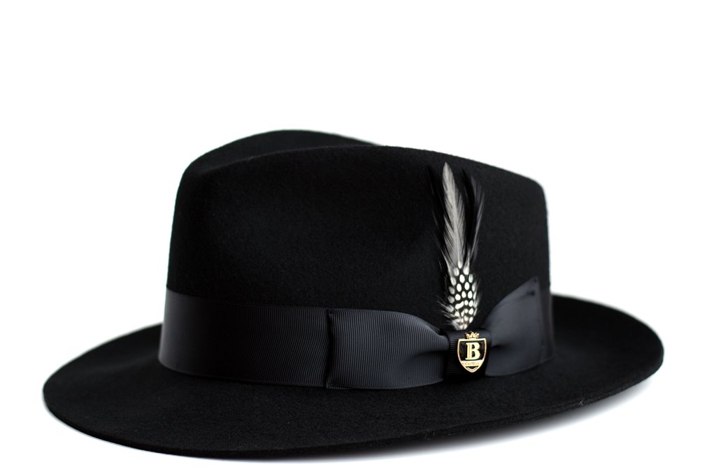 Bruno Capelo New Yorker Collection Grey/Black Hat