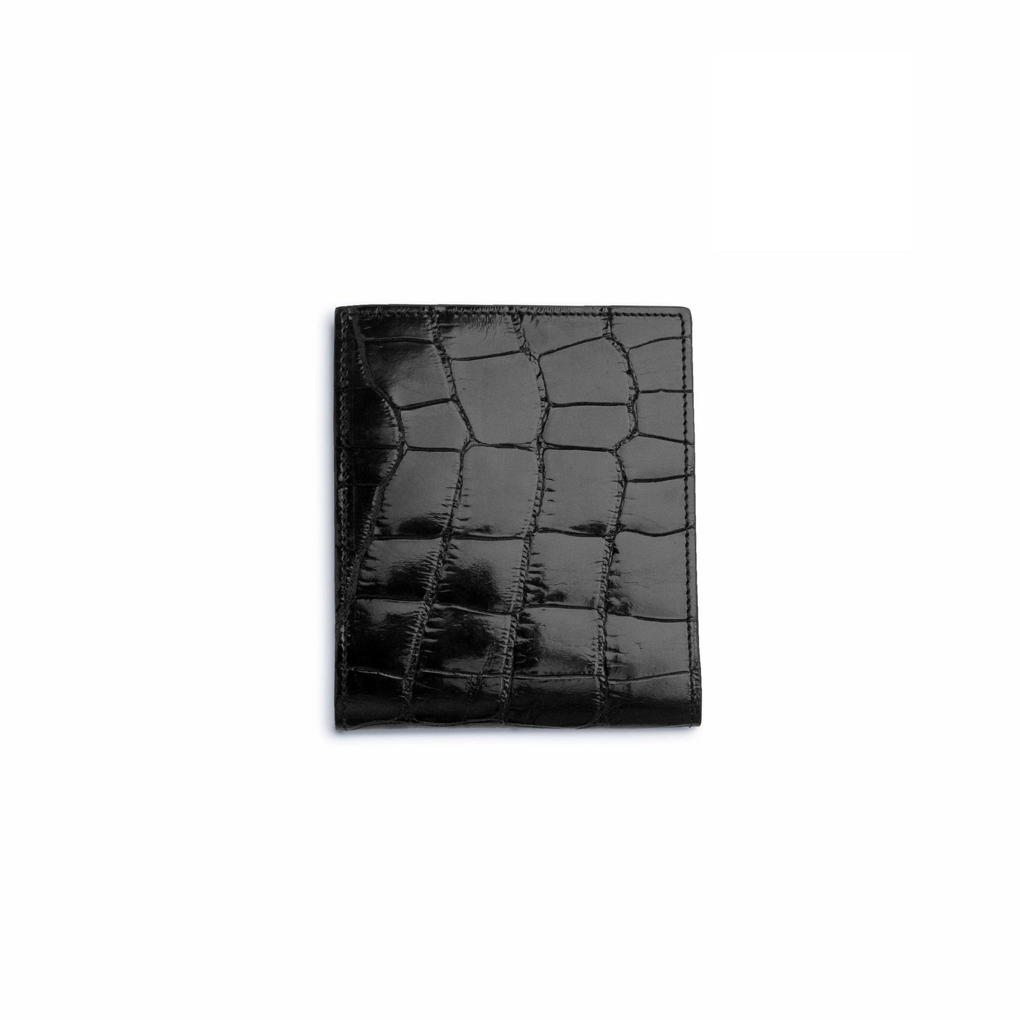 Men's Genuine Exotic Animal Skin Ferrini Hornback Crocodile Card Holder by Ferrini USA - Image 3