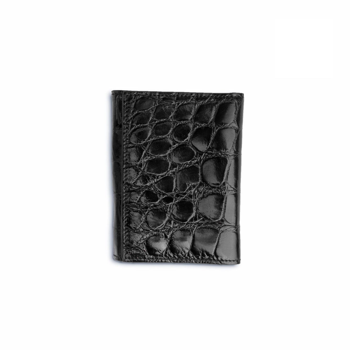 Men's Genuine Exotic Animal Skin Ferrini Hornback Crocodile Card Holder by Ferrini USA - Image 3