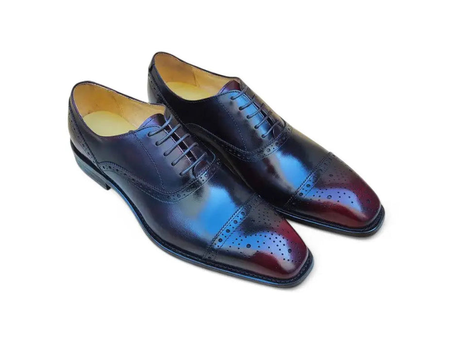Five Eyelets Cap Toe Calfskin Oxford Carrucci