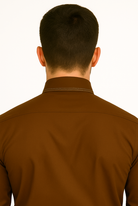 French Cuff Matching Tie Handkerchief Set Multi-Color Men's Dress Shirt