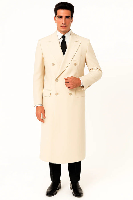 Fully Lined Men'S Overcoat