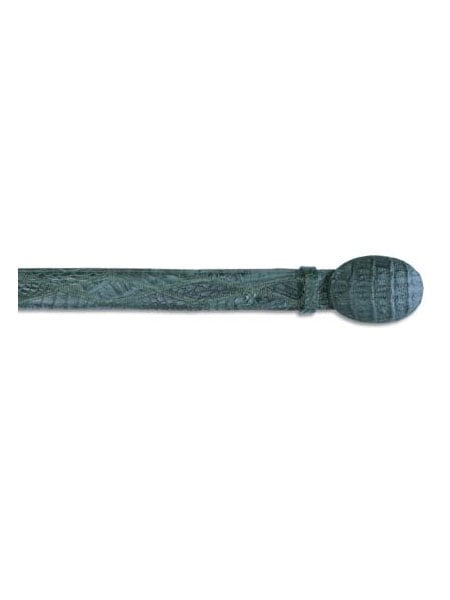 Los Altos Green All-Over Alligator ~ Gator ~ Crocodile Skin Cinturon De Cocodrilo