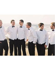 White Attire For Man Ideal for Weddings and Proms