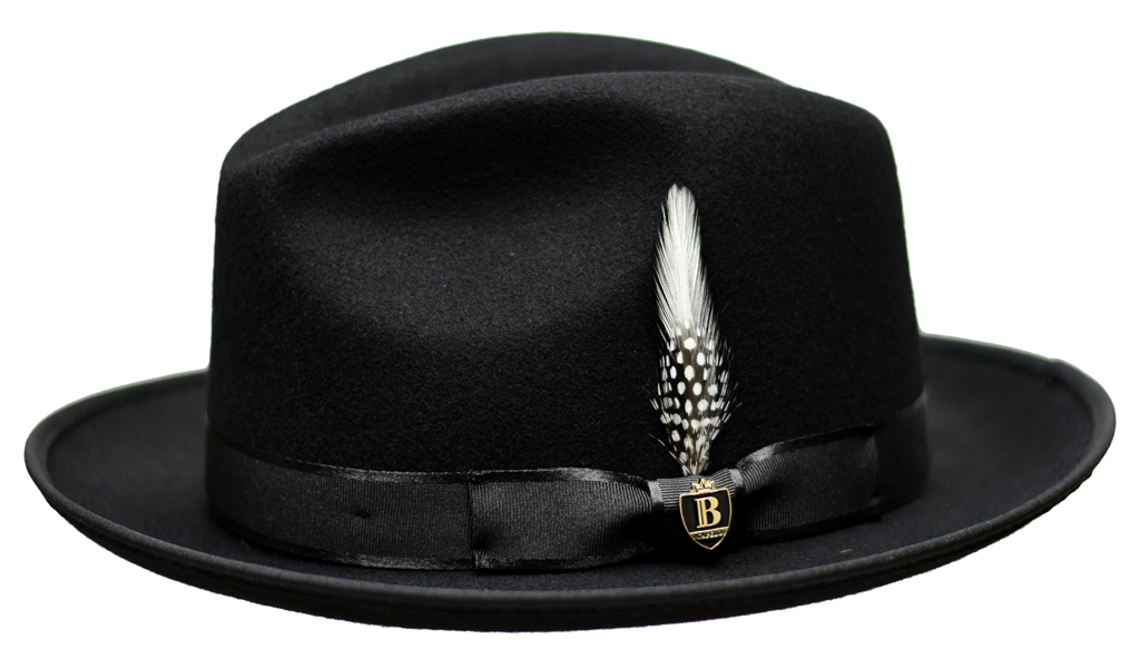 Bruno Capelo Hi Boi Black/Black Hat - Distinctive Headwear in Classic Black
