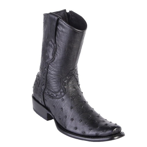 King Exotic Men's Dubai Toe Ostrich Boots