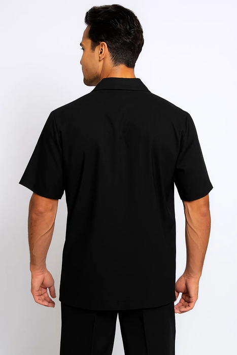 Linen Walking Suit Black