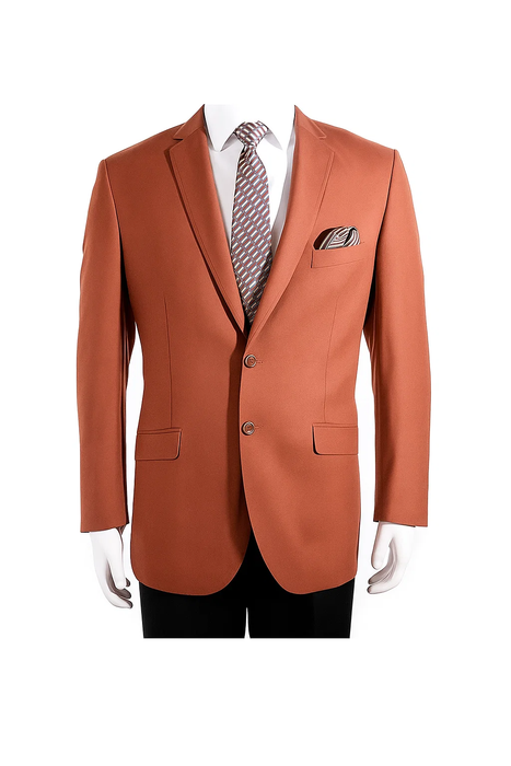 Men'S 2 Button Slim Fit Rust Cheap Priced Designer Fashion Dress Casual Blazer For Men On Sale Notch Collar Sport Coat Blazer