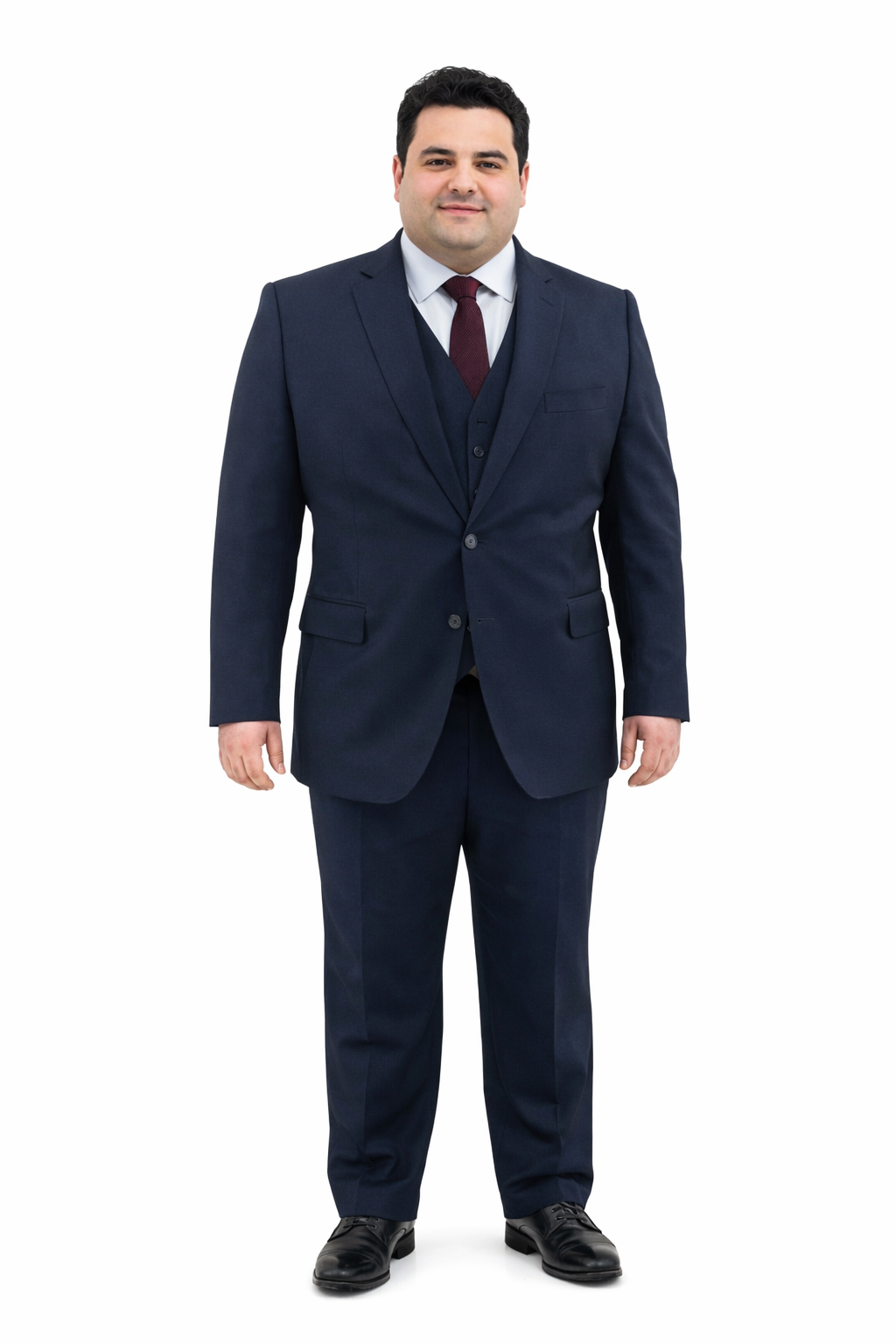 Tiglio Italian Suit - Real Wool Fabric Super 150's Porto Slim Fit Suit & Vest, Pure Wool Suit in Color Navy