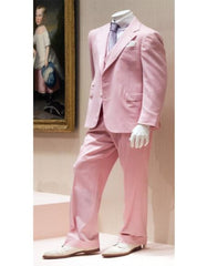 Men's 2 Buttons Costumes Outfit Male Attire Great Gatsby Suit