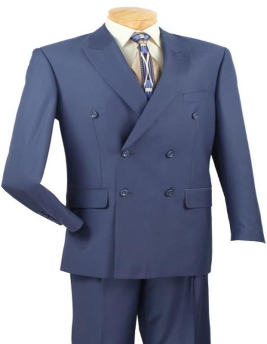 Mens 48 Short Suit - Blue Suit