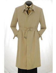 Men's Big And & Tall Trench Coat Light Khaki